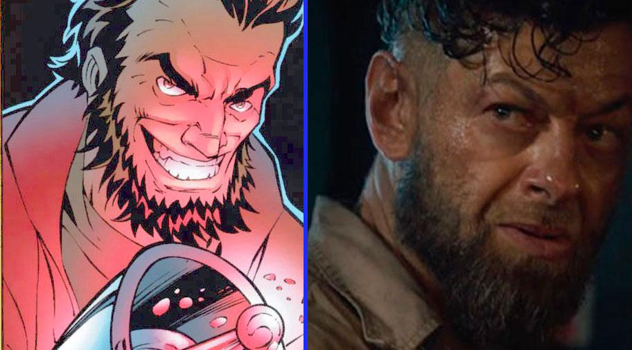 El personaje de Andy Serkis será Klaw en Black Panther