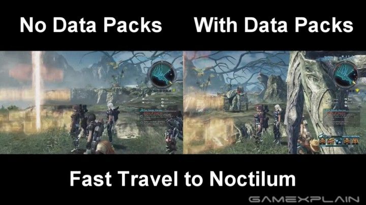 [VÍDEO] Este es el rendimiento de Xenoblade Chronicles X con y sin packs adicionales