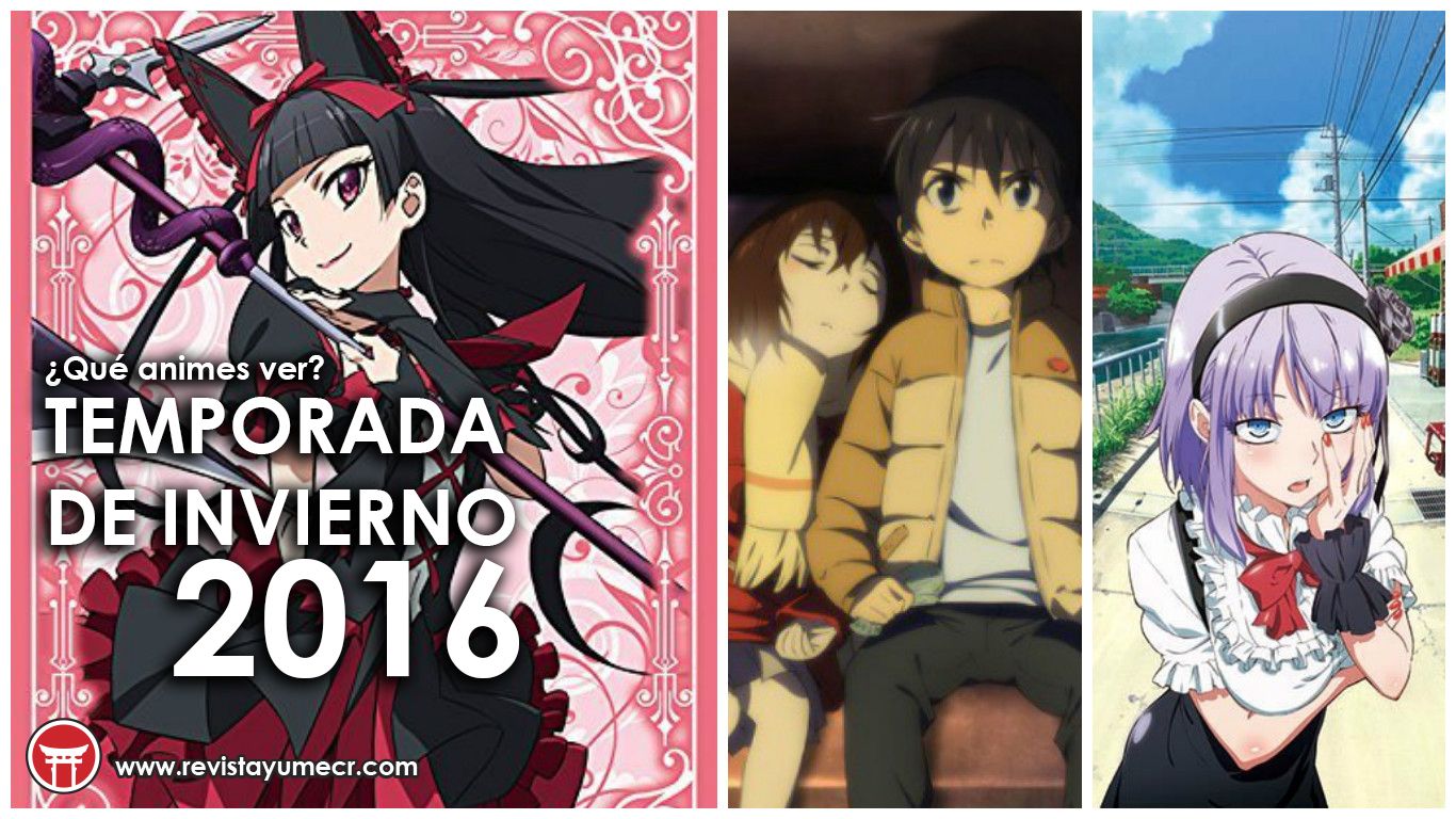¿Qué animes ver? – Estrenos favoritos para la temporada de Invierno 2016