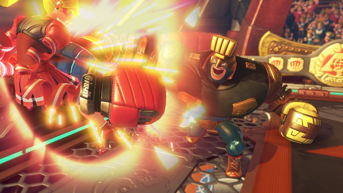 Max Brass, el nuevo personaje de ARMS, llegará este próximo 12 de julio