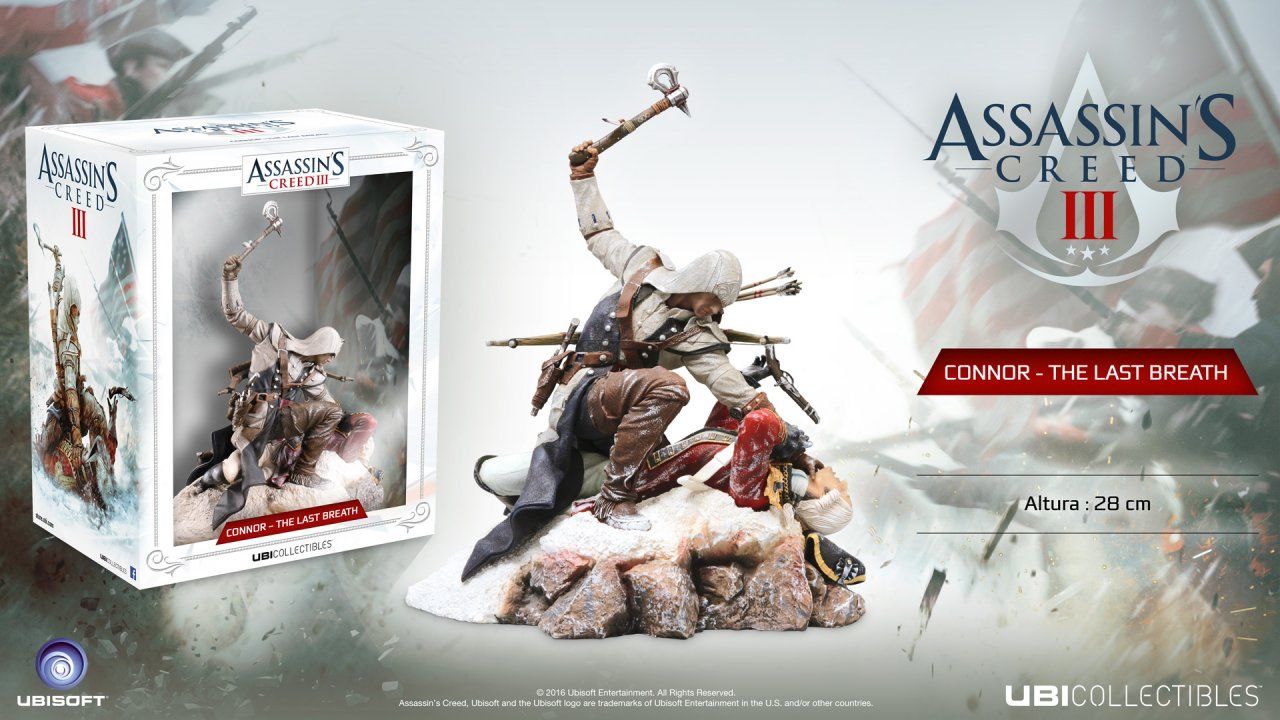 Mira como luce la nueva figura inspirada en Assassin’s Creed III