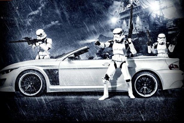 ¿Ya vieron el BMW de los Stormtroopers de Star Wars?