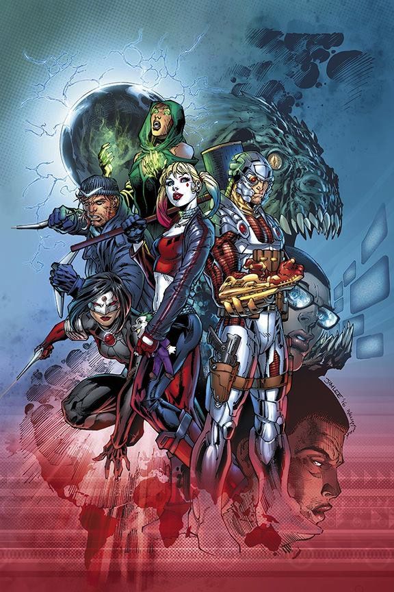 Portada de Jim Lee para el primer número de Suicide Squad