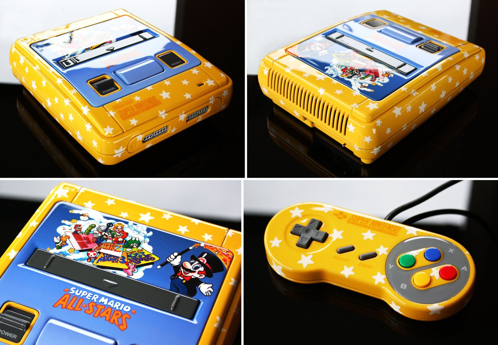 Un fan decora su SNES con un genial diseño de Super Mario All Stars