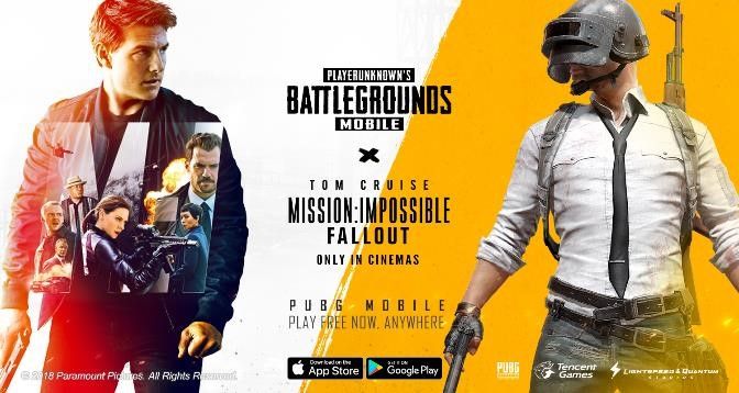 PUBG mobile sube mucho más las apuestas en asociación con la nueva película de Paramount Pictures y Skydance Media“Mission: Impossible – Fallout”