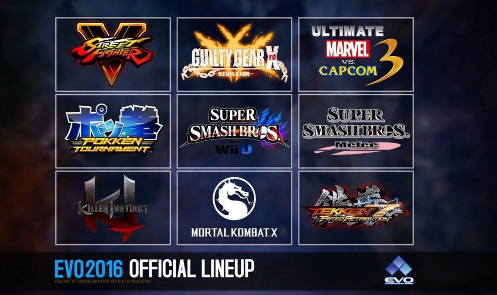 No te pierdas el EVO 2016 este fin de semana