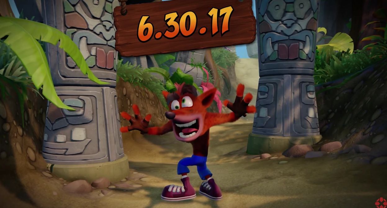 Se confirma la fecha de lanzamiento oficial para Crash Bandicoot N. Sane Trilogy