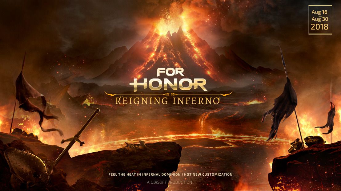 Storm and fury, la séptima temporada de For Honor®, arranca con el evento in-game “Reigning Inferno”