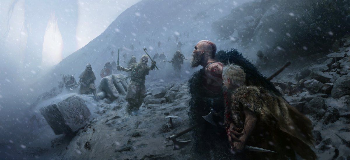 God of War se muestra en nuevos diseños conceptuales