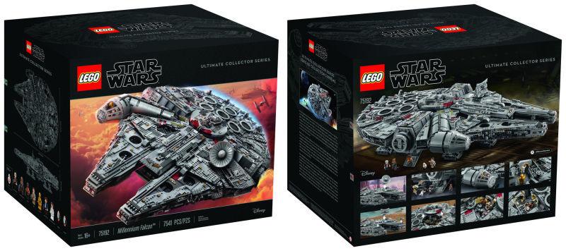 ¡Ya es oficial! LEGO lanza una nueva réplica del Halcón Milenario de 7541 piezas