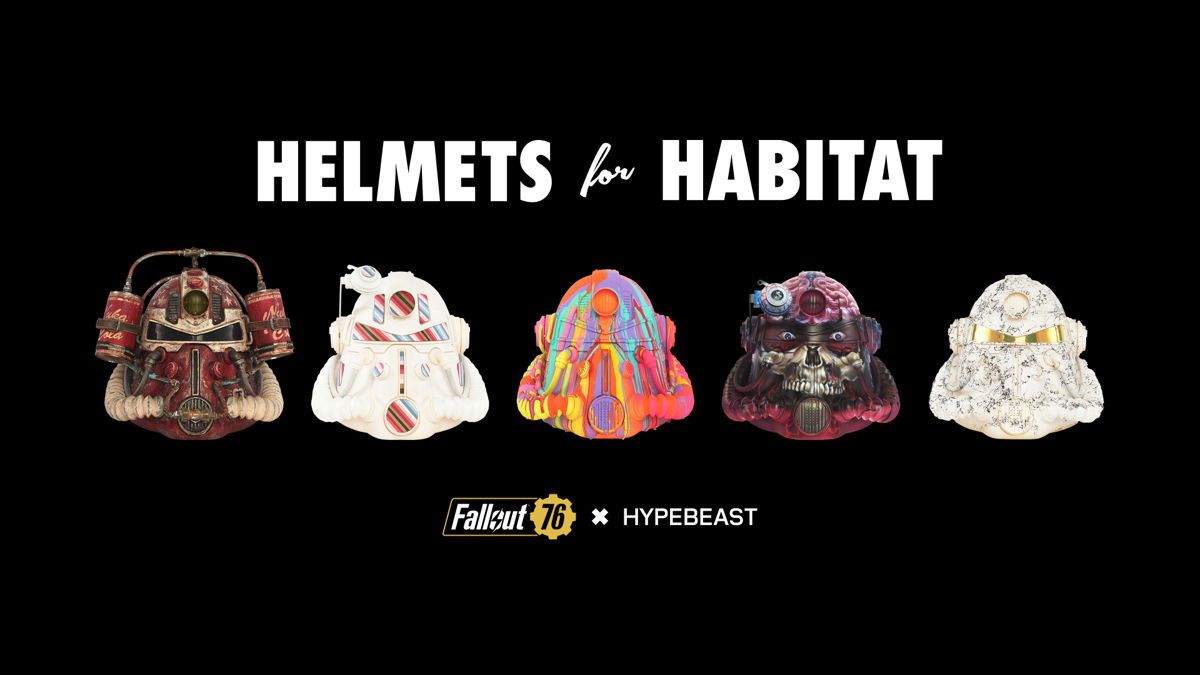 Helmets for Habitat: Proyecto de Fallout 76 e HYPERBEAST