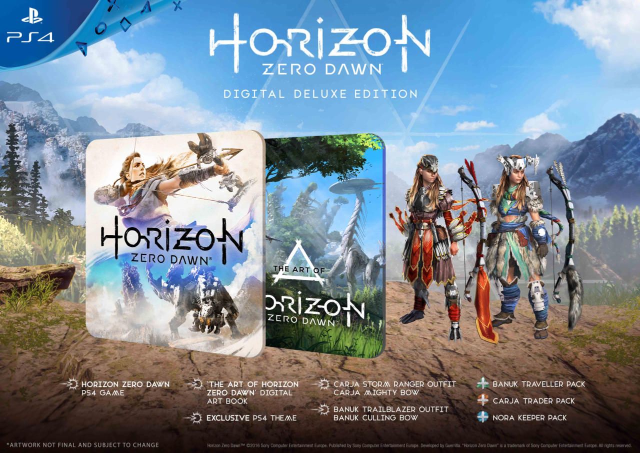Aquí te detallamos la edición Deluxe de Horizon: Zero Dawn