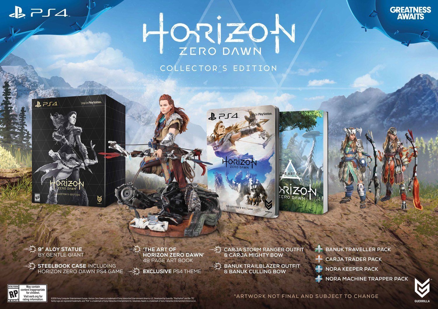 Nuevo gameplay de Horizon Zero Dawn desde la E3 2016