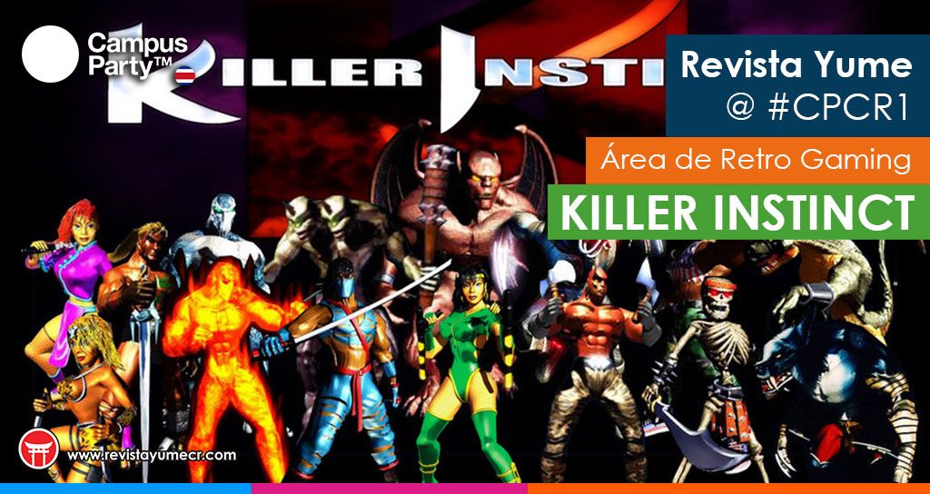 Killer Instinct, de los mejores del N64 jugable en el Campus Party Costa Rica