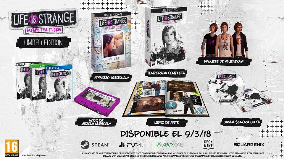 Life is Strange: Before the Storm tendrá una edición física