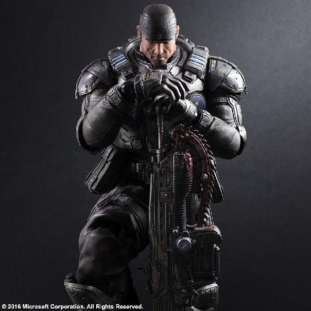 Marcus Fenix de Gears of War ya tiene su figura de la línea Play Arts Kai