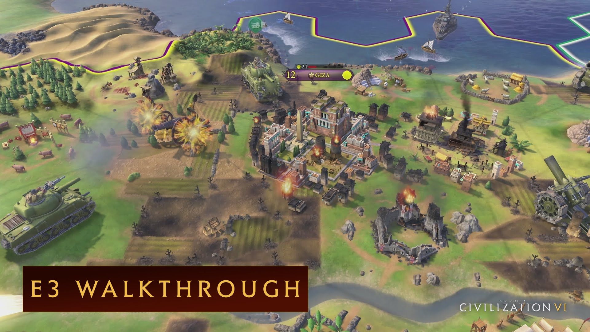 Te traemos un gameplay de 12 minutos de Civilization VI