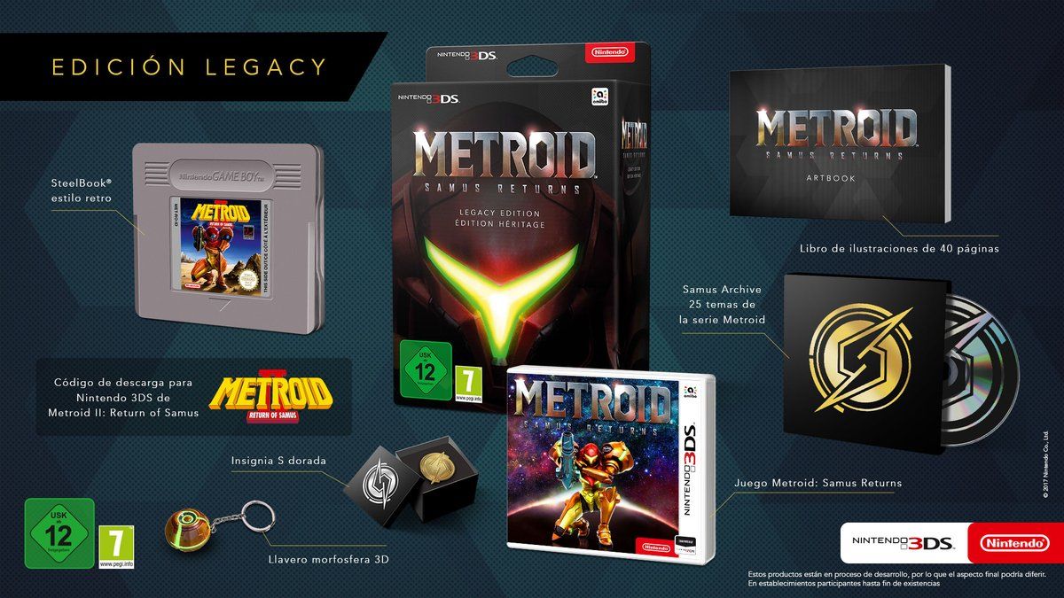 Metroid: Samus Returns nos muestra la primera imagen de su Edición Legacy
