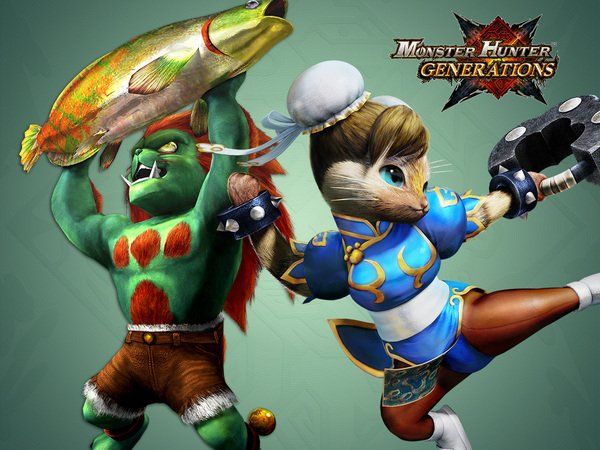 Monster Hunter Generations recibe contenido de Street Fighter
