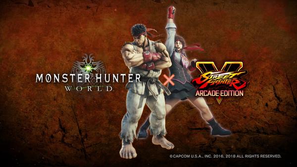 Sakura de Street Fighter llegará próximamente a Monster Hunter World