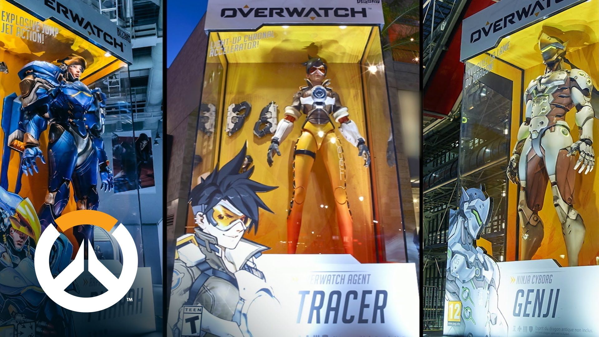 Este fue el proceso de creación de las figuras gigantes de Overwatch