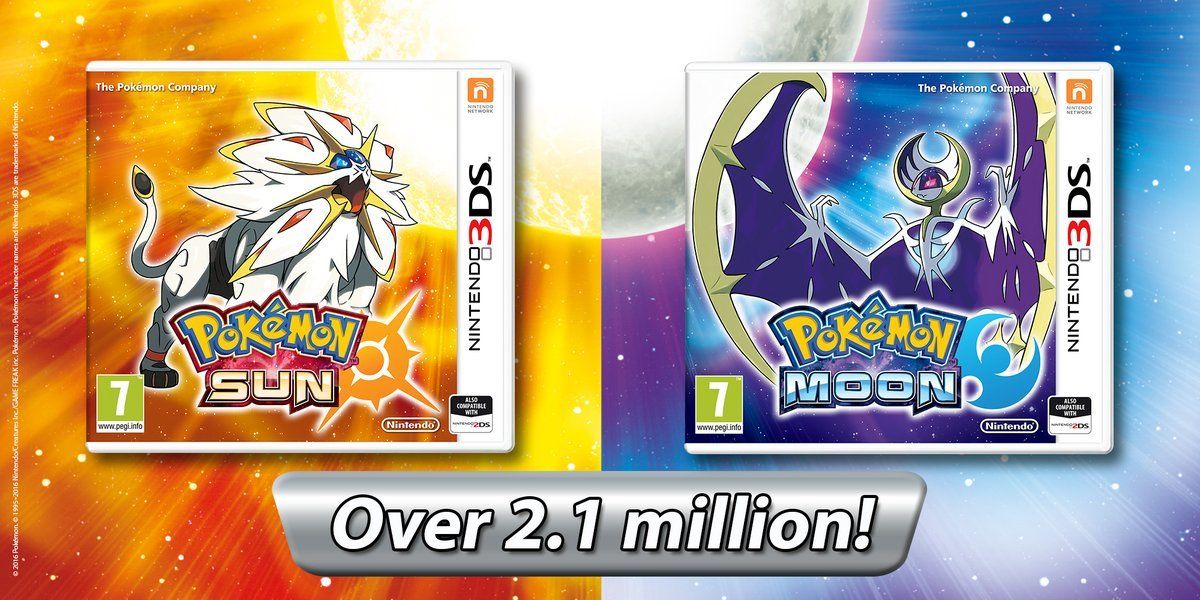 Pokémon Sun & Moon ya superan los dos millones de copias vendidas en Europa