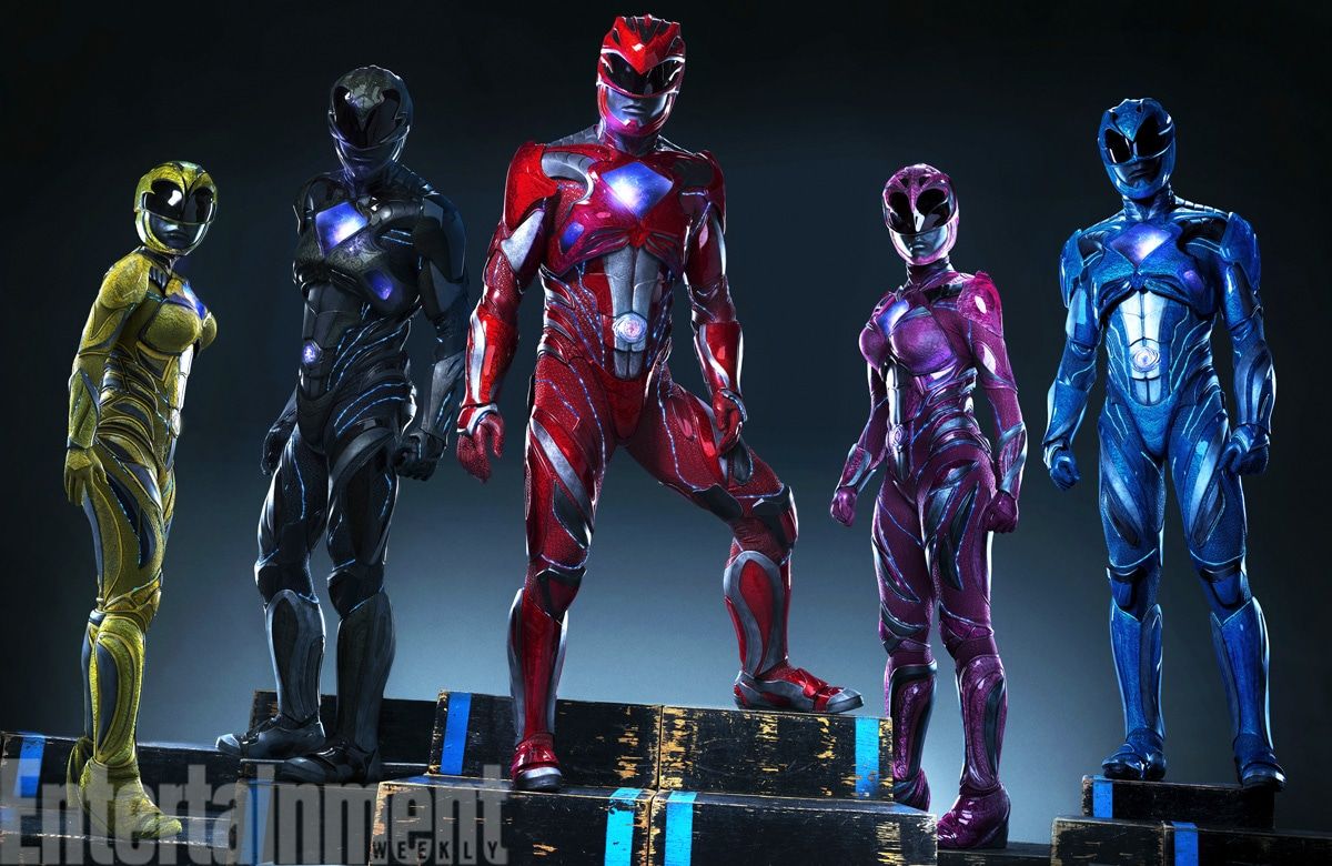 Así se ven los Power Rangers para su reboot