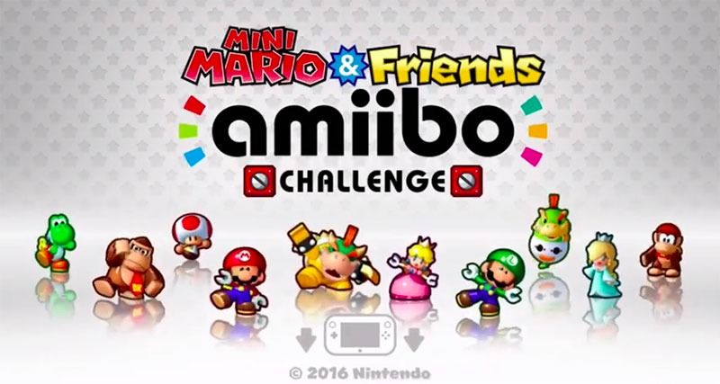 Nintendo muestra el tráiler de lanzamiento de Mini Mario & Friends amiibo challenge
