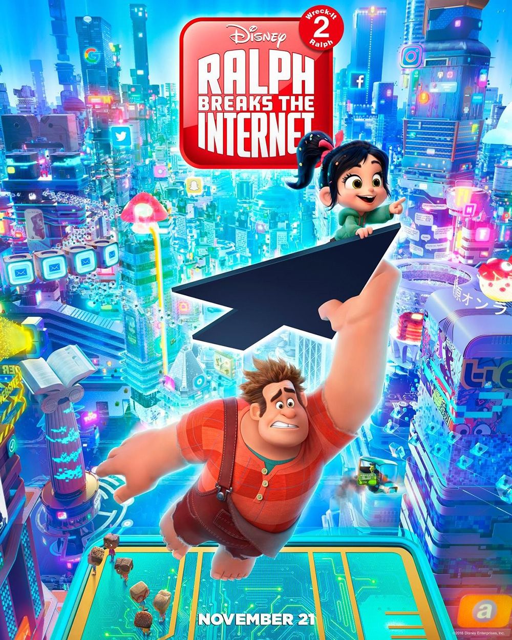 Taquilla: Wifi Ralph domina en su segunda semana (Box Office)