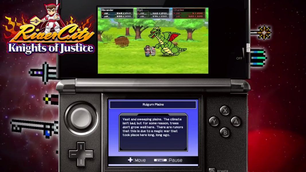 River City: Knights of Justice para Nintendo 3DS se muestra en un nuevo vídeo
