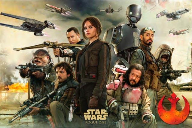 Mira aquí los nuevos posters de los personajes de Rogue One: A Star Wars Story