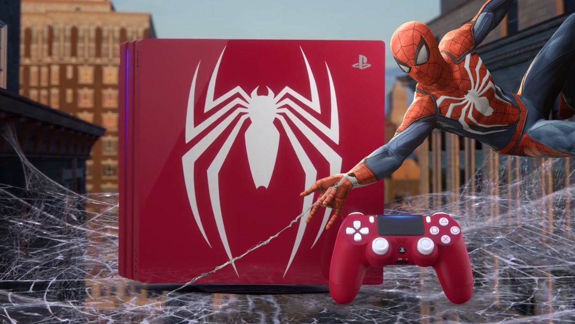 Amazing Red, edición limitada de PS4 Pro para el lanzamiento de Spider-Man