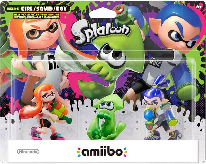 Amiibo – El calamar de Splatoon y la base en forma de tubería