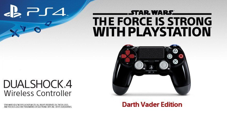 El Dual Shock 4 Darth Vader Edition se venderá por separado