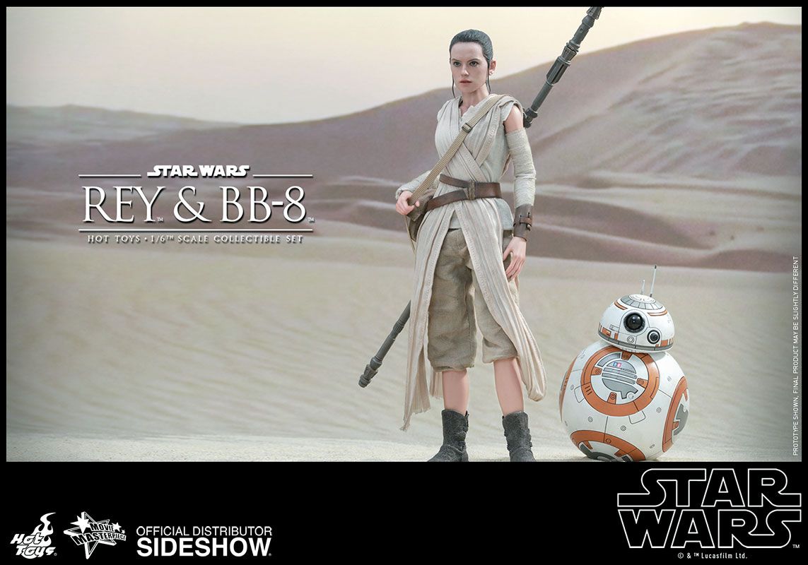 Hot Toys nos presenta a Rey y BB-8 en una hermosa figura