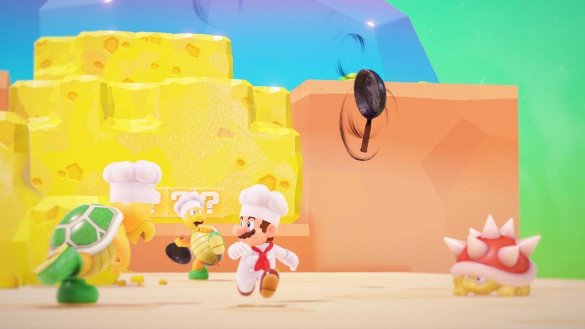Super Mario Odyssey nos muestra nuevas imágenes del Reino Almuerzo