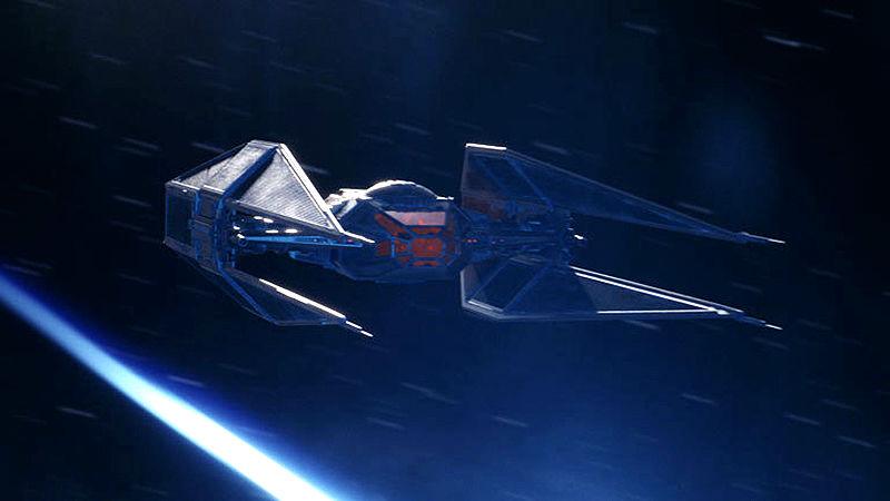 Mira la nave de Kylo Ren en Star Wars: The Last Jedi