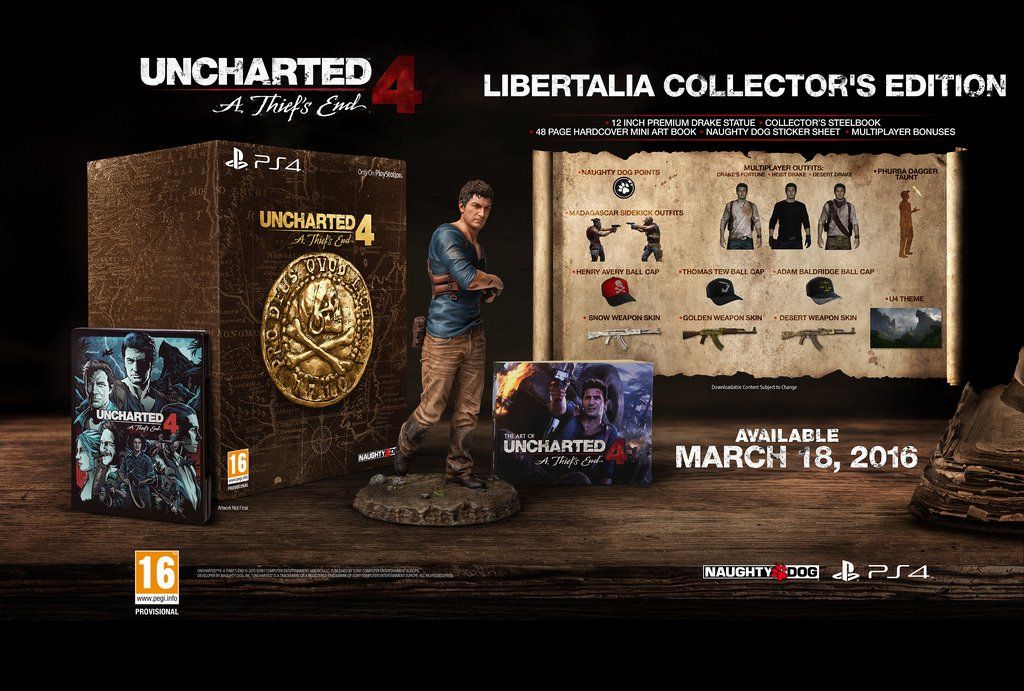 Uncharted 4: A Thief’s End llegará a PlayStation 4 el 18 de marzo