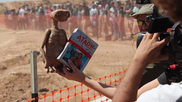Los cartuchos de E.T. enterrados en Nuevo México se están vendiendo como pan caliente