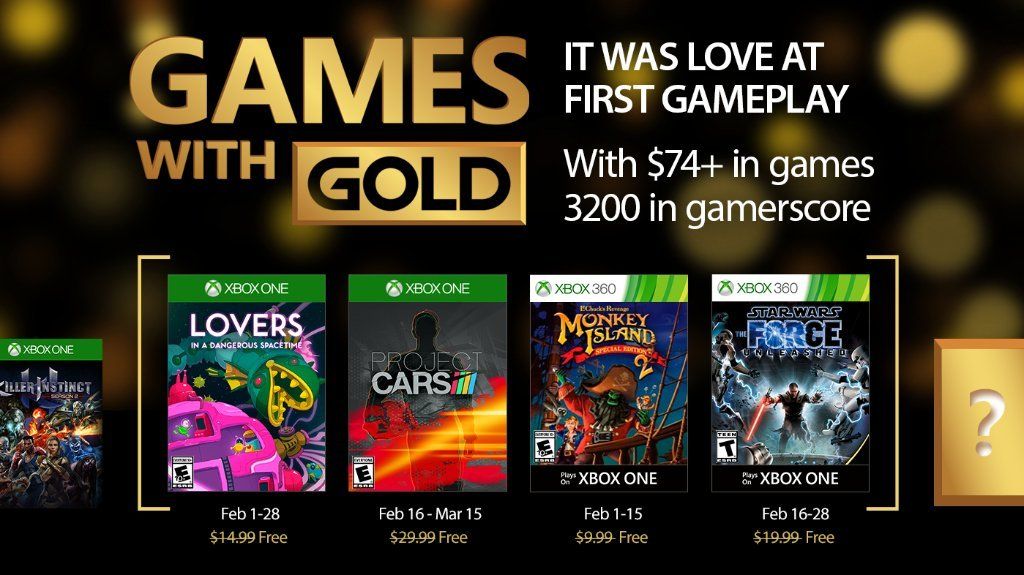 Conoce los Games with Gold de febrero 2017